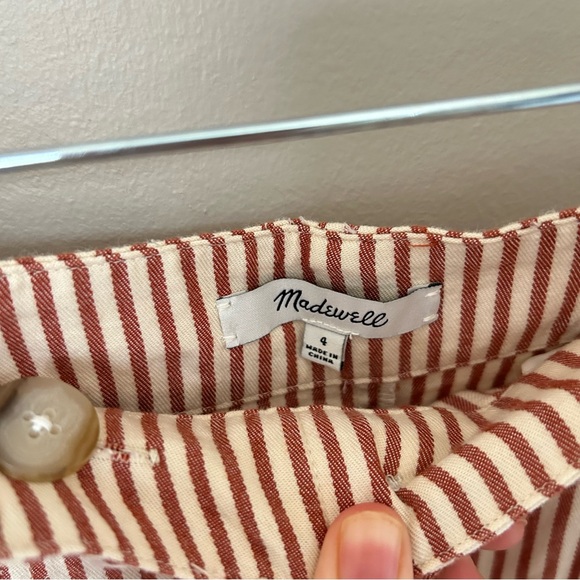 Madewell Striped Button-Down Midi Skirt - Picture 9 of 9